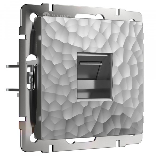 Розетка Werkel Hammer Ethernet RJ-45 серебряный W1281006 4690389163036 Розетка Werkel Hammer Ethernet RJ-45 серебряный W1281006 4690389163036