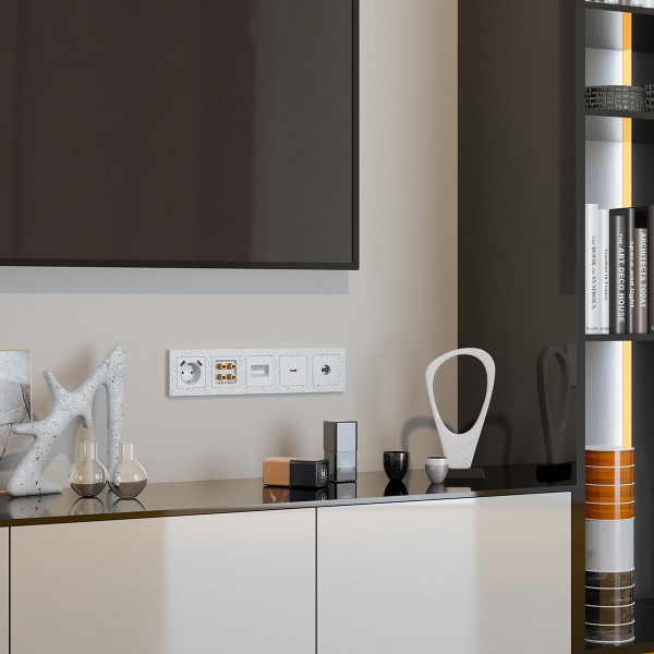 Акустическая розетка Werkel Hammer х4 белый W1285001 4690389163104 Акустическая розетка Werkel Hammer х4 белый W1285001 4690389163104