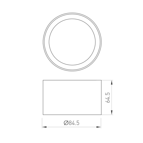 Кольцо антибликовое Arlight LGD-Antiglare-Ring-R85 046758