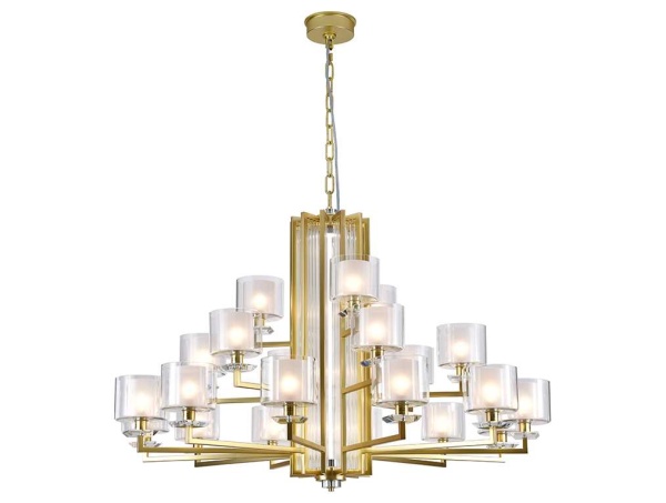Подвесная люстра Newport 4412+6+3/C mat.gold М0071516