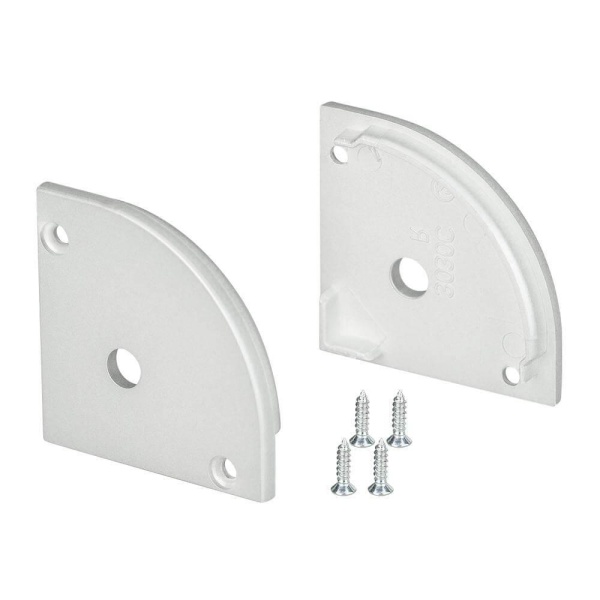 Набор заглушек Arlight SL-Kant-H30 Round с отверстием 024479 Набор заглушек Arlight SL-Kant-H30 Round с отверстием 024479