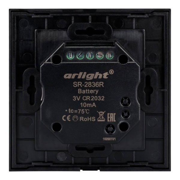 Панель управления Arlight Rotary SR-2836R-RF-IN Black 020947 Панель управления Arlight Rotary SR-2836R-RF-IN Black 020947