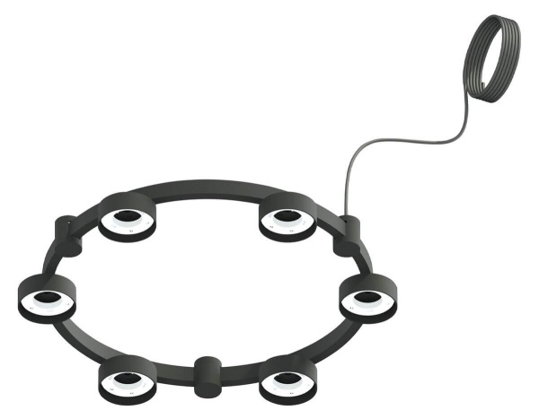 Корпус подвесной люстры Ambrella light DIY Spot Techno Ring SBK черный песок C9232 Корпус подвесной люстры Ambrella light DIY Spot Techno Ring SBK черный песок C9232