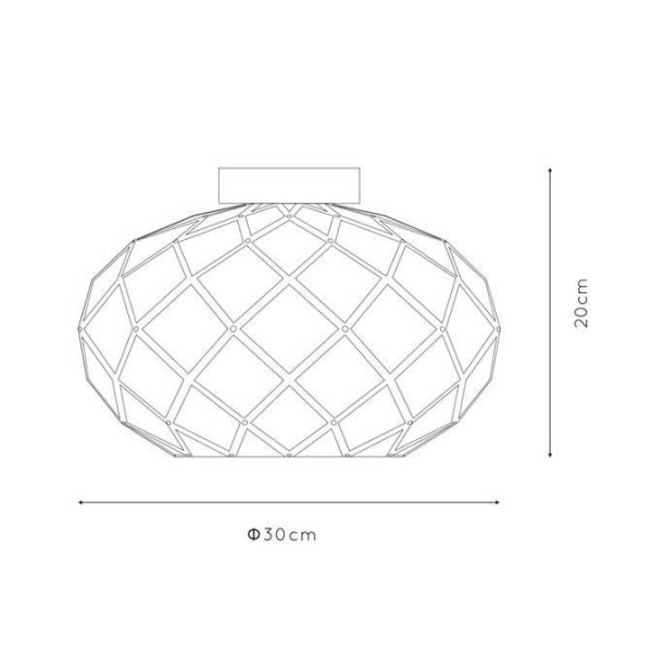 Потолочный светильник Lucide Wolfram 21117/30/30