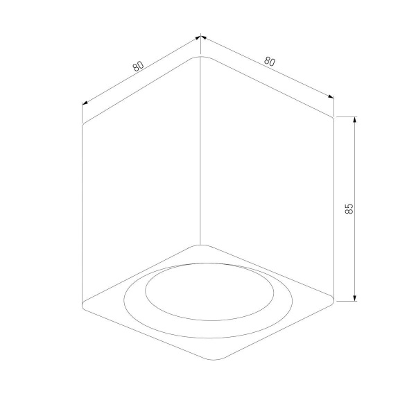 Потолочный светодиодный светильник Elektrostandard Matrix 25051/LED a065286