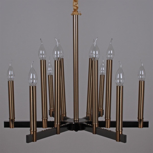 Подвесная люстра Illumico IL2265-12POR-79 BK GD