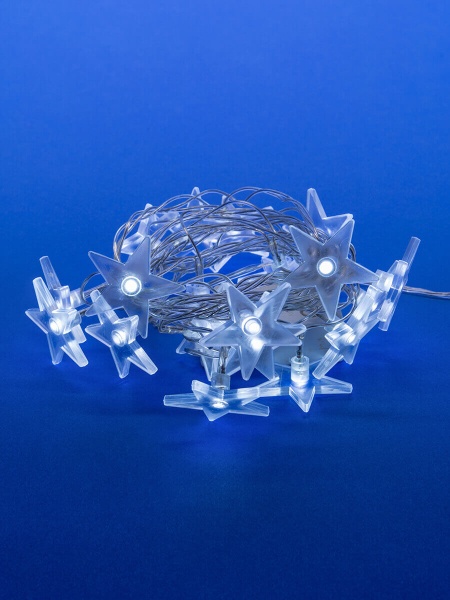 Светодиодная гирлянда Uniel звездочки 220V белый ULD-S0280-020/DTA White IP20 STARS 07920