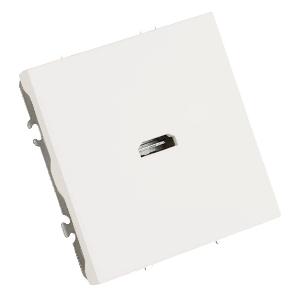 Розетка HDMI 2.0 Type A (механизм), STEKKER, серия Эмили, RST00-5118-01, белый фарфор, soft touch 50163