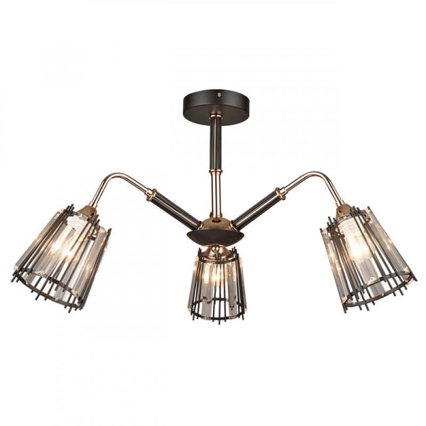 Потолочная люстра IMEX MD.4050-3-S BK+FGD