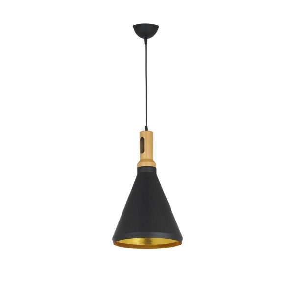 Подвесной светильник Lumina Deco Loffia LDP 7867 BK+GD