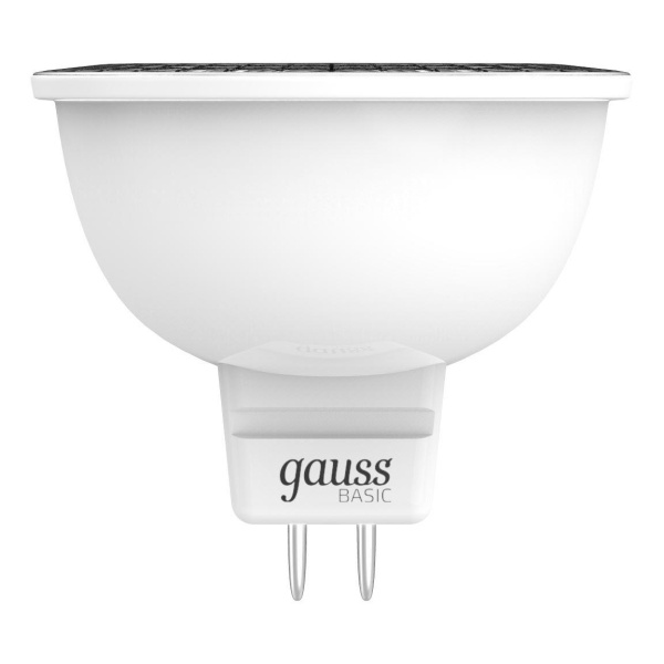 Лампа светодиодная Gauss GU5.3 6,5W 3000К матовая 1013517