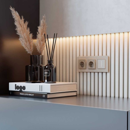 Сенсорный диммер Werkel (Умный дом) с подсветкой шампань W3443111 a063595