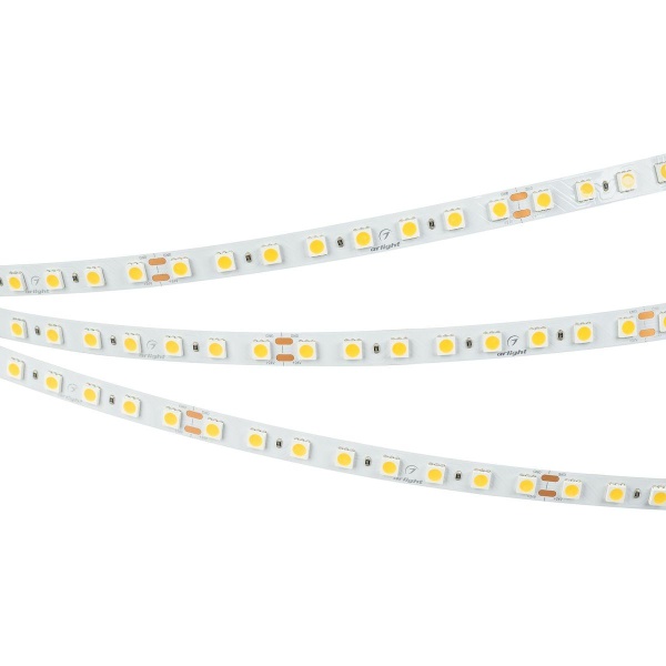 Светодиодная лента Arlight 11W/m 80Led/m 5060SMD теплый белый 5M UL-B80-10mm 24V Warm2700 041377