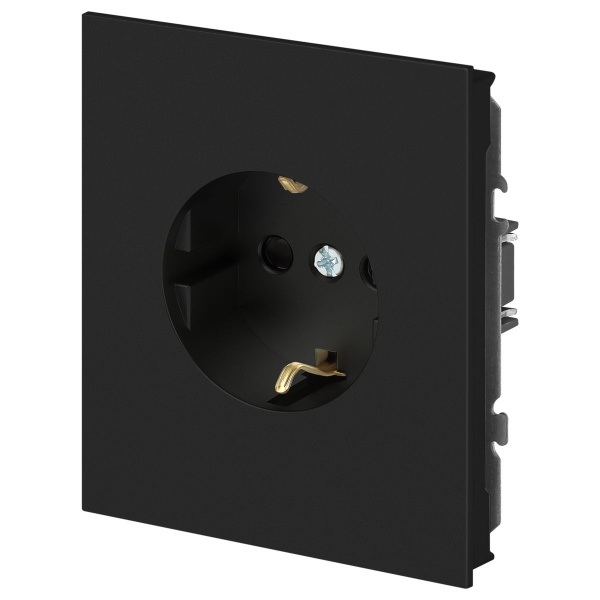 Розетка ЭРА Arktik 16-2101-05 с заземлением 2P+E Schuko 16А-250В антрацит Б0070418