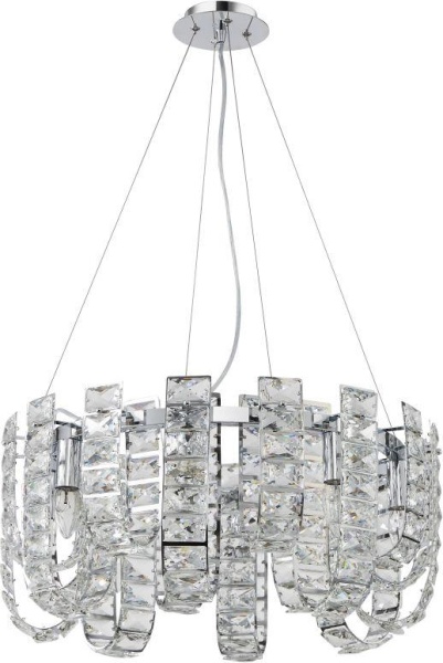 Люстра подвесная хрустальная 2172/09/08P Stilfort, серия Umiko