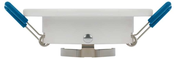 Светильник встраиваемый алюминиевый ЭРА KL107 WH/SL под лампу MR16 GU5.3 белый/серебро Б0061096