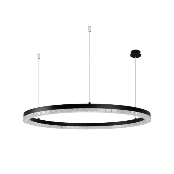 Подвесная светодиодная люстра Arlight SP-DIAMOND-R650-36W Warm3000 (BK, 45 deg, 230V, TRIAC) 054473