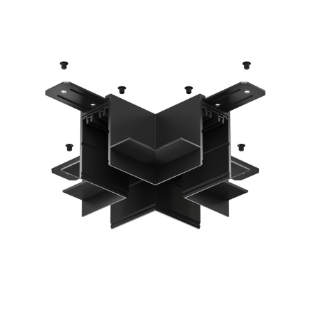 Коннектор X-образный Denkirs Smart Hide TR2114-BK