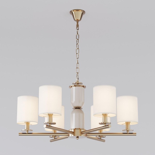 Подвесная люстра Eurosvet Caprera 60146/6 латунь