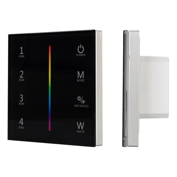 Панель управления Arlight Sens Smart-P30-RGBW Black 027104 Панель управления Arlight Sens Smart-P30-RGBW Black 027104