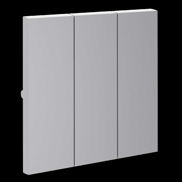 Клавиши для выключателя/переключателя трехклавишного, S70 (серый) Voltum VLS000516