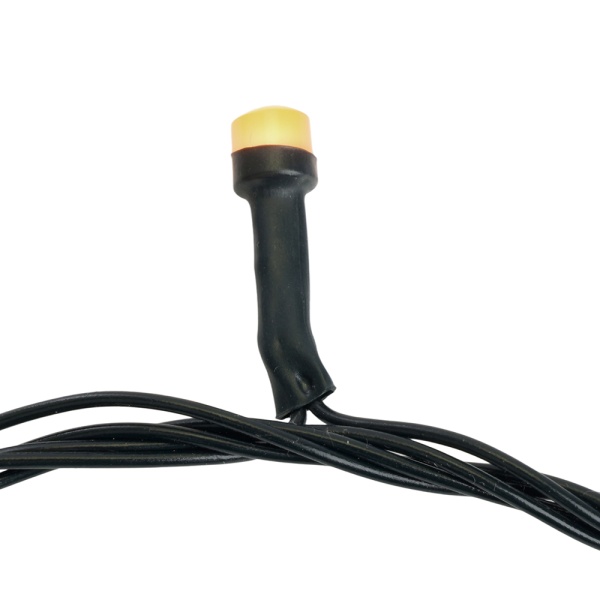 Светодиодная гирлянда на бобине Feron CL98 линейная 50м + 3м 230V 2700К, c питанием от сети, зеленый шнур 51436