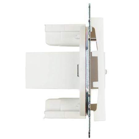 Розетка 2хUSB Stekker Катрин белый GLS10-7115-01 39686