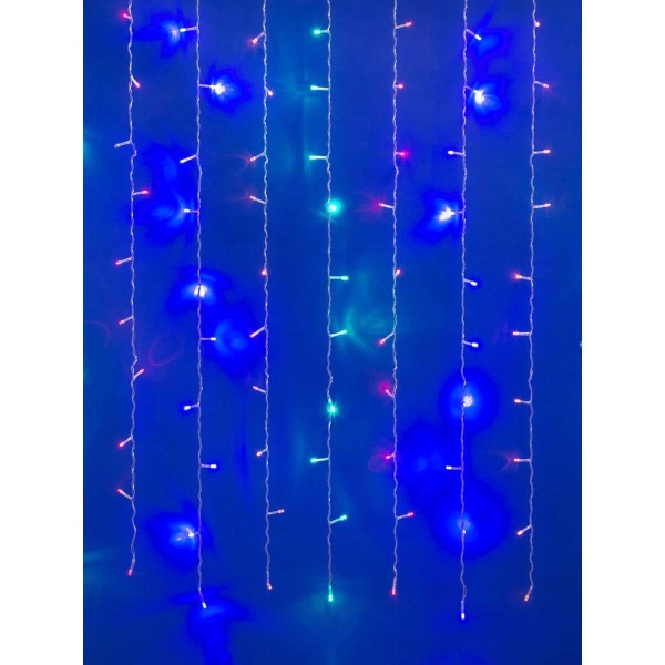 Светодиодная гирлянда Uniel занавес 220V разноцветный ULD-C2030-240/DTA Multi IP20 07943