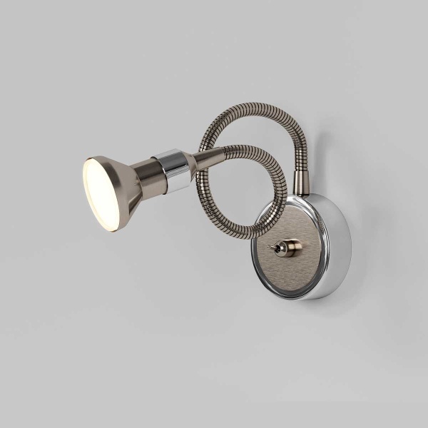 Подсветка для картин Elektrostandard Plica 1215 MR16 сатинированный никель/хром a025006