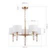 Подвесная люстра Evoluce Ramer SLE105713-05