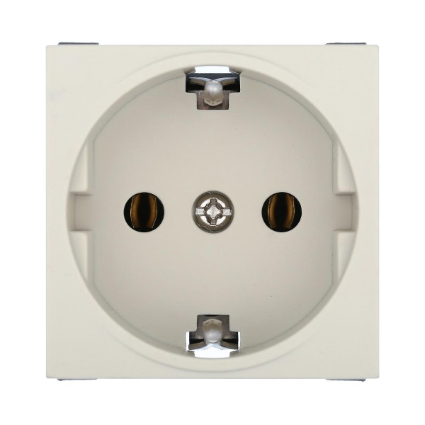 Розетка LK Studio с з/к, без шторок (бежевый) LK45 851301