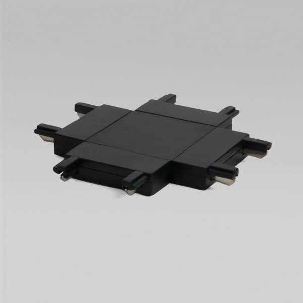 Соединитель четырёхсторонний для накладного шинопровода Elektrostandard Flat Magnetic 85003/00 черный a063738