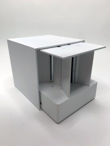 Уличный настенный светодиодный светильник Elvan BR-310-6W-WW-Wh