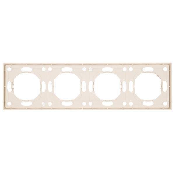 Рамка Stekker, PFR00-5004-08 4-местная Эмили, кашемир, soft touch 49913