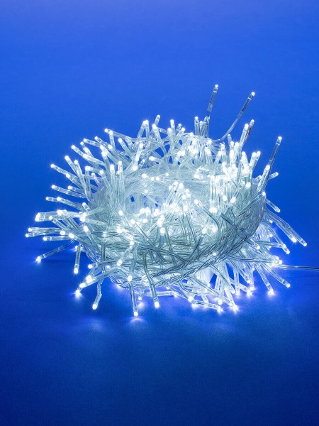 Светодиодная гирлянда Uniel 220V белый ULD-S0600-400/DTA White IP20 Firecracker UL-00005479