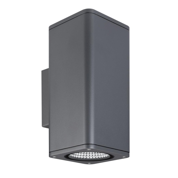 Светильник LGD-EVO-WALL-TWIN-S100x100-2x12W Warm3000 (GR, 44 deg, 230V) Arlight 046195