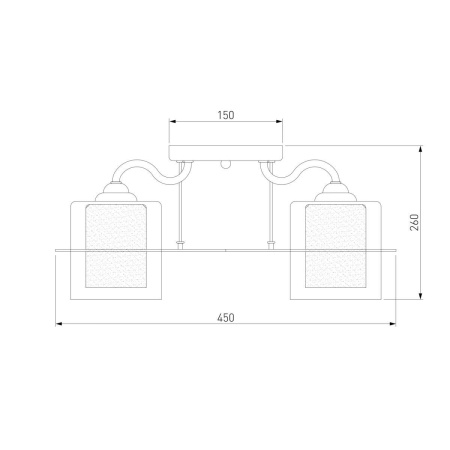 Потолочная люстра Eurosvet 30160/3 хром