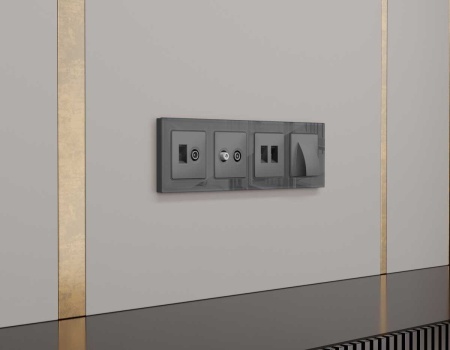 Лицевая панель AMBRELLA VOLT ALFA AP6625