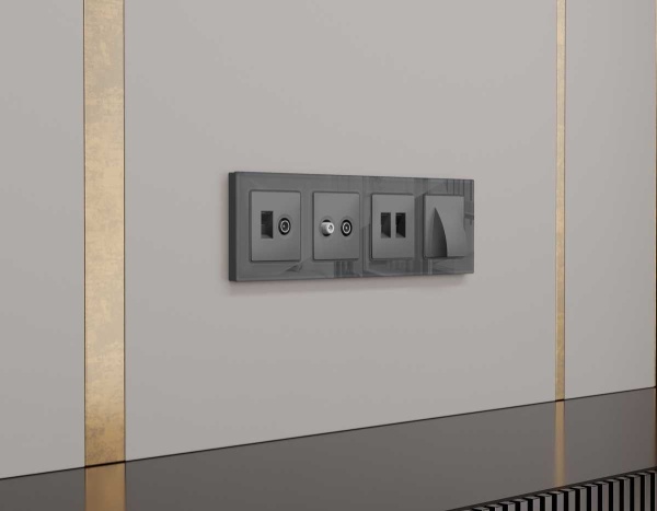 Лицевая панель AMBRELLA VOLT ALFA AP6625