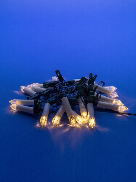 Светодиодная гирлянда Uniel Свечки 220V теплый белый ULD-S0400-020/SGA Warm White IP20 Candles UL-00005468