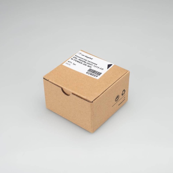 Коннектор питания Arlight ARL-Moonlight-1213-Con-Power-DR-WH 028059 Коннектор питания Arlight ARL-Moonlight-1213-Con-Power-DR-WH 028059