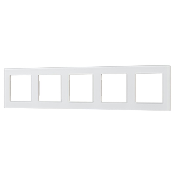 Рамка стеклянная FRM-GLARE-GS-5-WH Arlight 043805