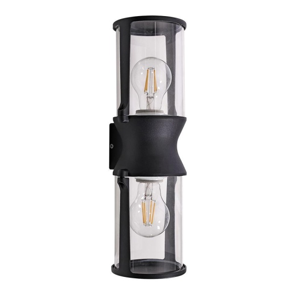 Уличный настенный светильник Arte Lamp Minchir A8306AL-2BK