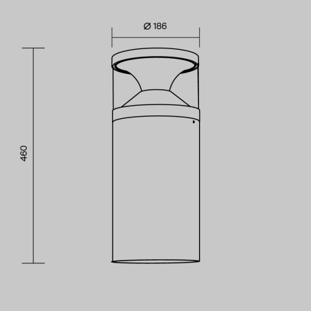 Ландшафтный светильник Maytoni Outdoor O496FL-L21B3K1
