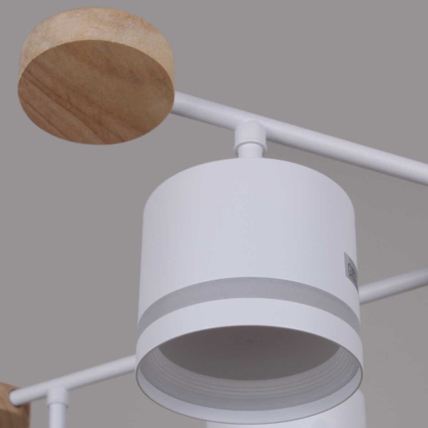 Люстра Reluce 78730-0.3-06 GX53 WH+WOOD