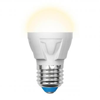 Лампа светодиодная (UL-00002420) E27 7W 3000K матовая LED-G45 7W/WW/E27/FR PLP01WH