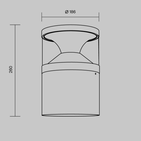 Ландшафтный светильник Maytoni Outdoor O496FL-L21B3K