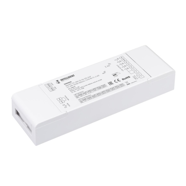 INTELLIGENT ARLIGHT Диммер SMART-CC-205-72-SH-PD-SUF (12-48V, 5x150-500mA, TUYA Wi-Fi, 2.4G) (IARL, Контроллер) 038210