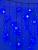 Уличная светодиодная гирлянда Uniel бахрома 220V синий ULD-B3010-200/TBK Blue IP67 UL-00003932