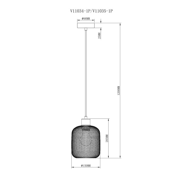 Подвесной светильник Moderli Olivia V11035-1P